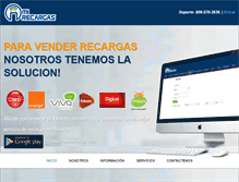 Tablet Screenshot of mirecargas.com